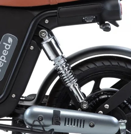 The Swift's twin rear shock absorbers